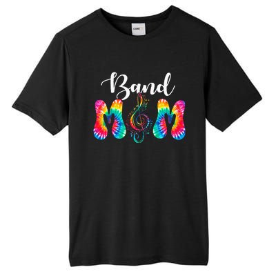 Tie Dye Band Mom Cool Mom MotherS Day Thanksgiving Women Tall Fusion ChromaSoft Performance T-Shirt