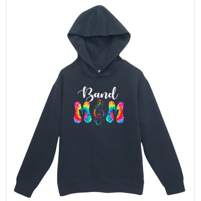 Tie Dye Band Mom Cool Mom MotherS Day Thanksgiving Women Urban Pullover Hoodie