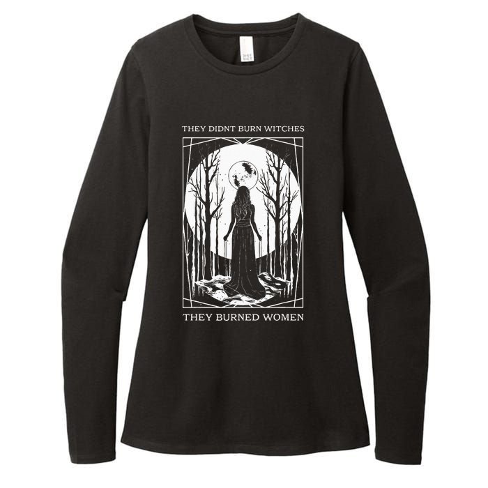 They Didnt Burn Witches They Burned Witch Feminist Womens CVC Long Sleeve Shirt