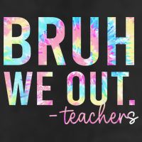 Tie Dye Bruh We Out Teacher Summer Break Last Day Of School 15oz Campfire Ceramic Mug
