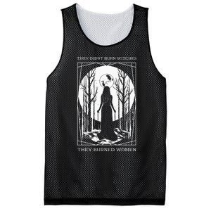 They Didnt Burn Witches They Burned Women Witch Feminist Mesh Reversible Basketball Jersey Tank