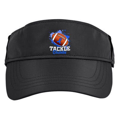 Tackle Diabetic Blue Diabetes Type 1 Awareness Warrior  Adult Drive Performance Visor