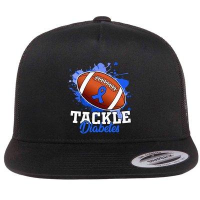 Tackle Diabetic Blue Diabetes Type 1 Awareness Warrior  Flatbill Hat