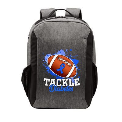 Tackle Diabetic Blue Diabetes Type 1 Awareness Warrior  Vector Backpack