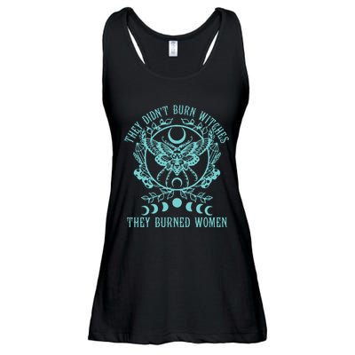 They DidnT Burn Witches They Burned Women Feminist Feminism Ladies Essential Flowy Tank