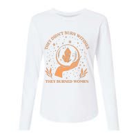 They Didnt Burn Witches They Burned Women Feminist Witch Womens Cotton Relaxed Long Sleeve T-Shirt