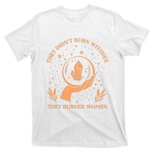 They Didnt Burn Witches They Burned Women Feminist Witch T-Shirt