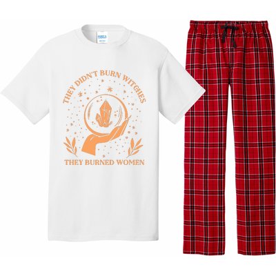 They Didnt Burn Witches They Burned Women Feminist Witch Pajama Set