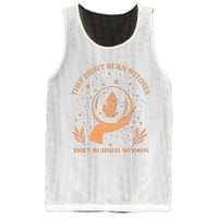 They Didnt Burn Witches They Burned Women Feminist Witch Mesh Reversible Basketball Jersey Tank