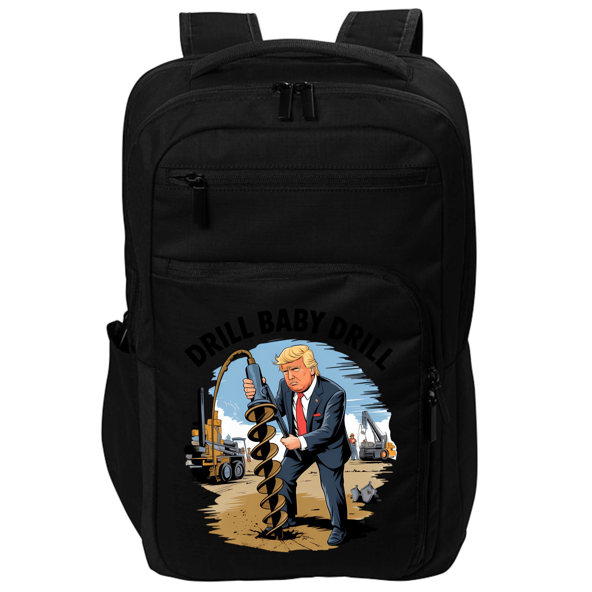 Trump Drill Baby Drill Impact Tech Backpack