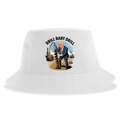 Trump Drill Baby Drill Sustainable Bucket Hat