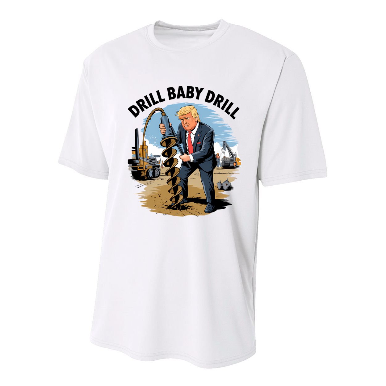 Trump Drill Baby Drill Youth Performance Sprint T-Shirt