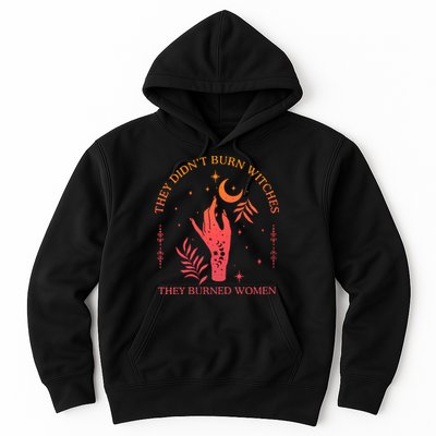 They Didnt Burn Witches They Burned Women Witchy Feminist Hoodie