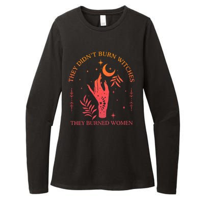 They Didnt Burn Witches They Burned Women Witchy Feminist Womens CVC Long Sleeve Shirt