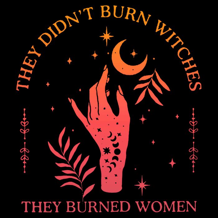They Didnt Burn Witches They Burned Women Witchy Feminist Kids T-Shirt