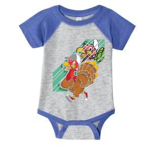 Thanksgiving Dinner Baseball Turkey Day Family Thanksgiving Great Gift Infant Baby Jersey Bodysuit