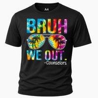 Tie Dye Bruh We Out Counselors Last Day Of School Cooling Performance Crew T-Shirt