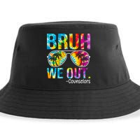 Tie Dye Bruh We Out Counselors Last Day Of School Sustainable Bucket Hat