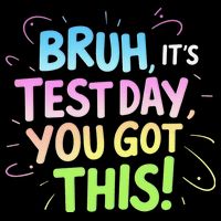 Testing Day Bruh Its Test Day You Got This Teacher Student Drawstring Bag