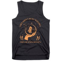 They DidnT Burn Witches They Burned Women Feminist Witch Tank Top