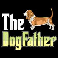 The Dogfather Basset Hound Funny Dog Owner Father’ Day City Backpack