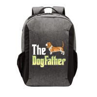 The Dogfather Basset Hound Funny Dog Owner Father’ Day Vector Backpack