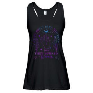 They DidnT Burn Witches They Burned Witchy Feminist Ladies Essential Flowy Tank