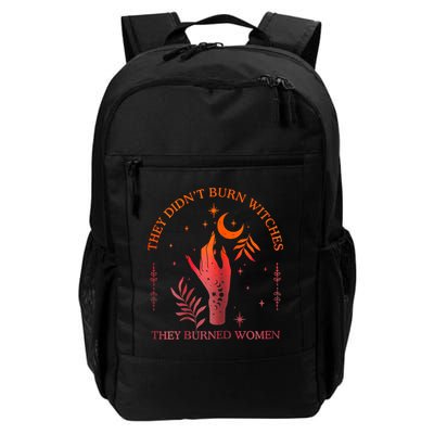 They Didn’T Burn Witches They Burned Women Vintage Backpack