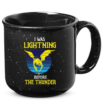 Thunder Dragon Birthday 15oz Campfire Ceramic Mug