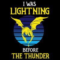 Thunder Dragon Birthday Cooling Performance Long Sleeve Crew