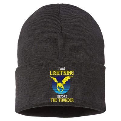 Thunder Dragon Birthday Sustainable Knit Beanie