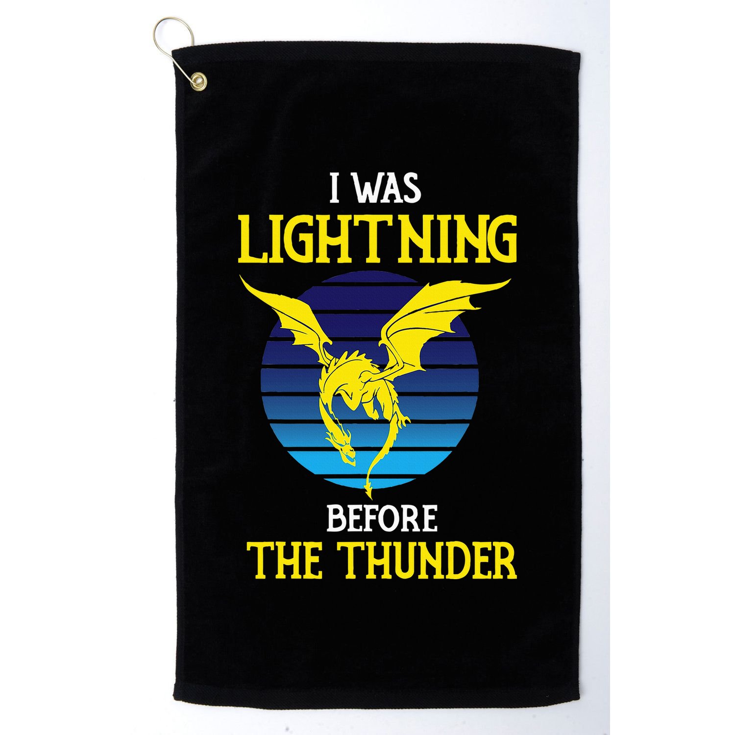 Thunder Dragon Birthday Golf Towel