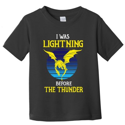 Thunder Dragon Birthday Toddler T-Shirt