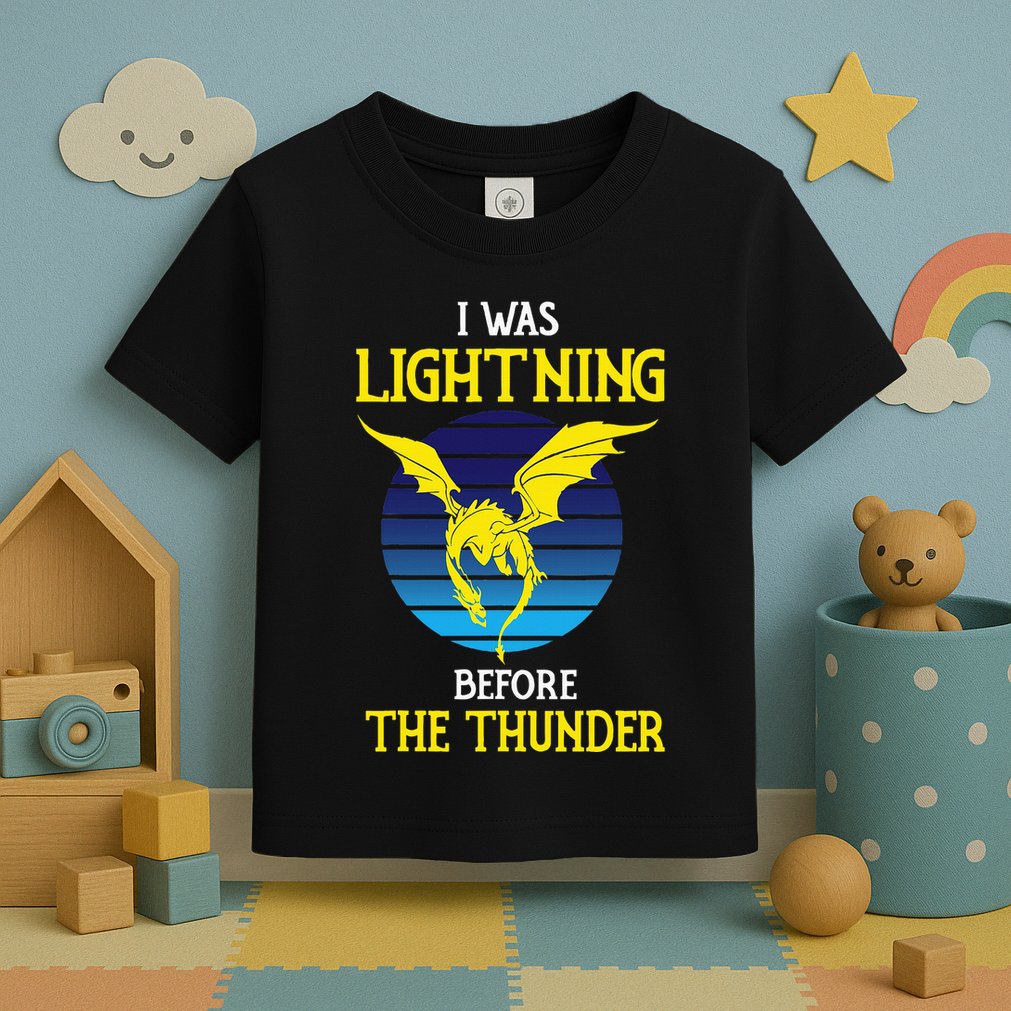 Thunder Dragon Birthday Toddler T-Shirt