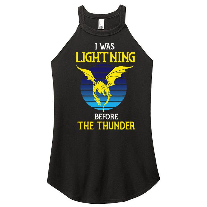 Thunder Dragon Birthday Women’s Perfect Tri Rocker Tank