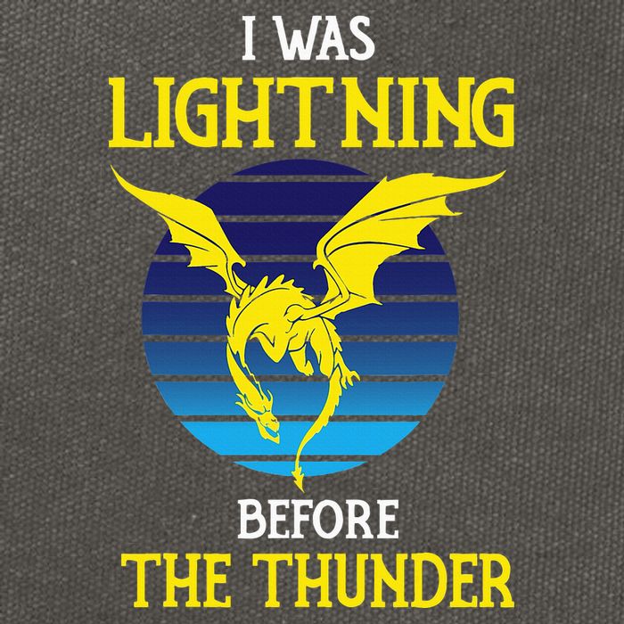 Thunder Dragon Birthday Cotton Canvas Backpack