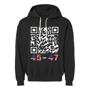 Trump Dancing Code Maga Garment-Dyed Fleece Hoodie