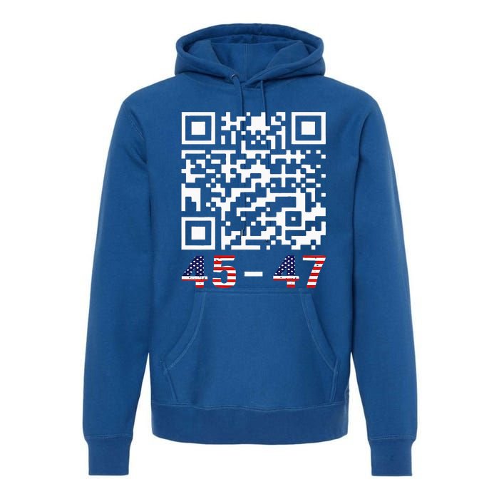 Trump Dancing Code Maga Premium Hoodie