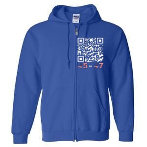 Trump Dancing Code Maga Full Zip Hoodie