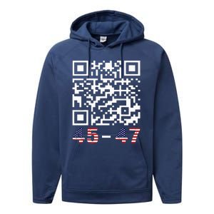 Trump Dancing Code Maga Performance Fleece Hoodie