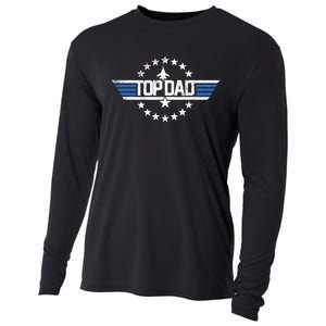 Top Dad Christmas Birthday Gift For Birthday Gun Fathers Day Cooling Performance Long Sleeve Crew