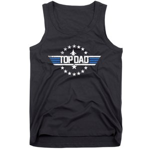 Top Dad Christmas Birthday Gift For Birthday Gun Fathers Day Tank Top