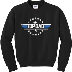 Top Dad Christmas Birthday Gift For Birthday Gun Fathers Day Kids Sweatshirt