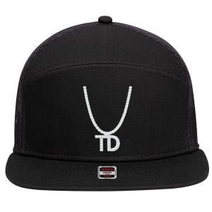 Td Diamond Chain Tommy Cutlets New York Italian Football 7 Panel Mesh Trucker Snapback Hat