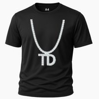 Td Diamond Chain Tommy Cutlets New York Italian Football Cooling Performance Crew T-Shirt