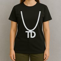 Td Diamond Chain Tommy Cutlets New York Italian Football T-Shirt