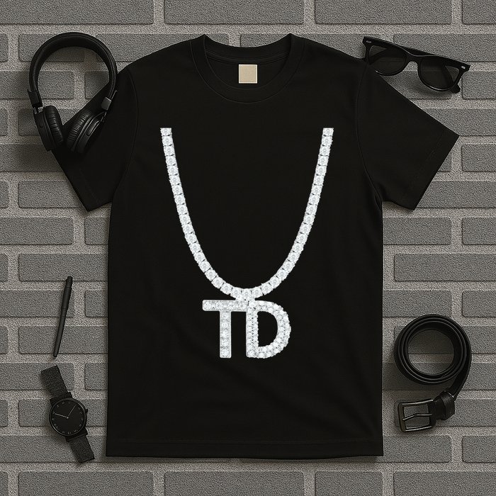Td Diamond Chain Tommy Cutlets New York Italian Football T-Shirt