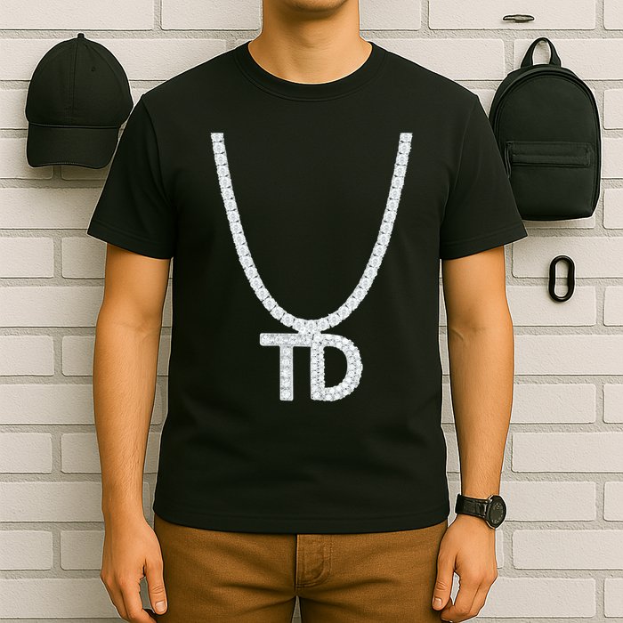 Td Diamond Chain Tommy Cutlets New York Italian Football T-Shirt