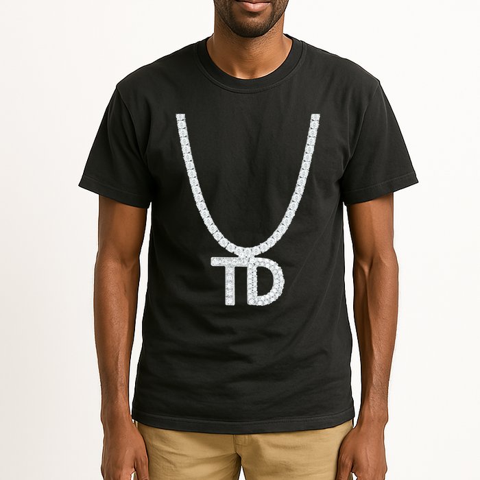 Td Diamond Chain Tommy Cutlets New York Italian Football Tall T-Shirt