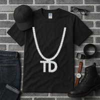 Td Diamond Chain Tommy Cutlets New York Italian Football Tall T-Shirt